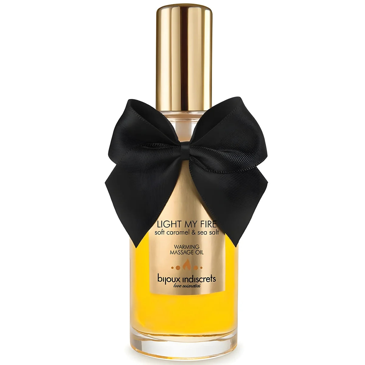 bijoux huile de massage effet chaleur arome caramel