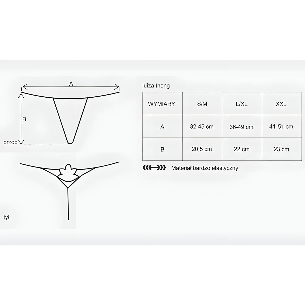 obsessive string luiza rouge s m