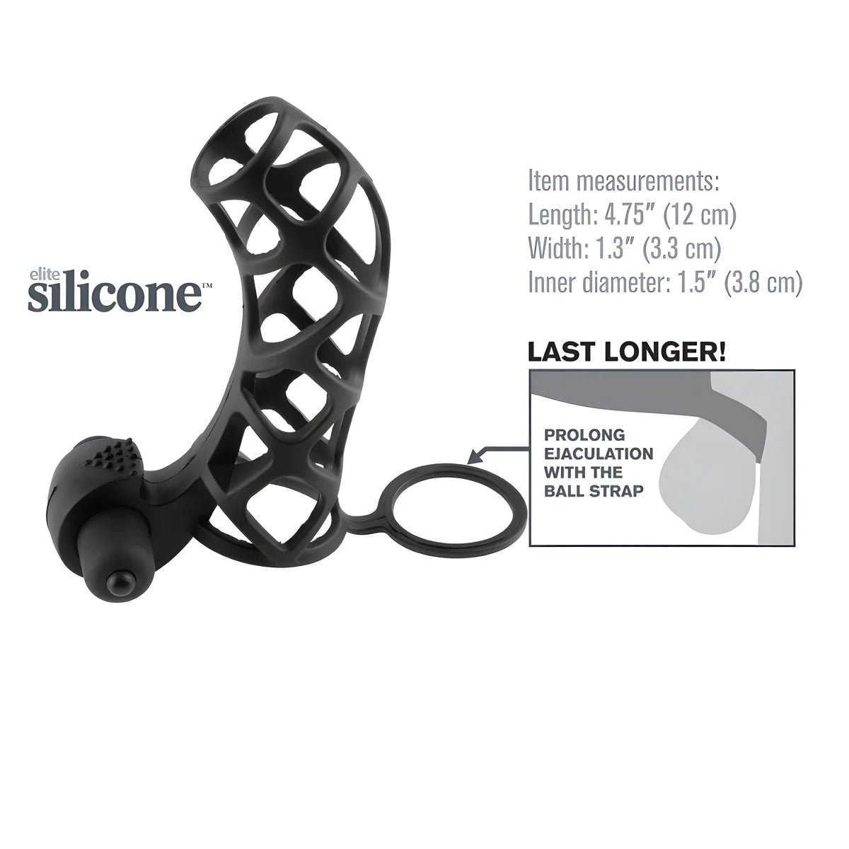 fantasy x tensions cage de puissance en silicone extreme
