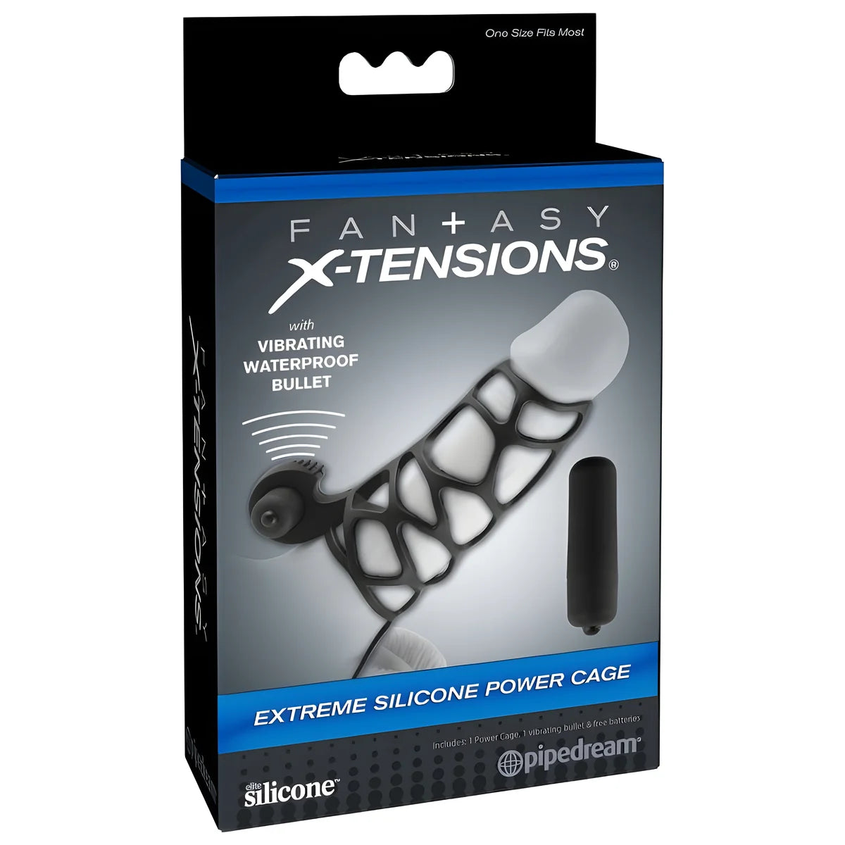 fantasy x tensions cage de puissance en silicone extreme