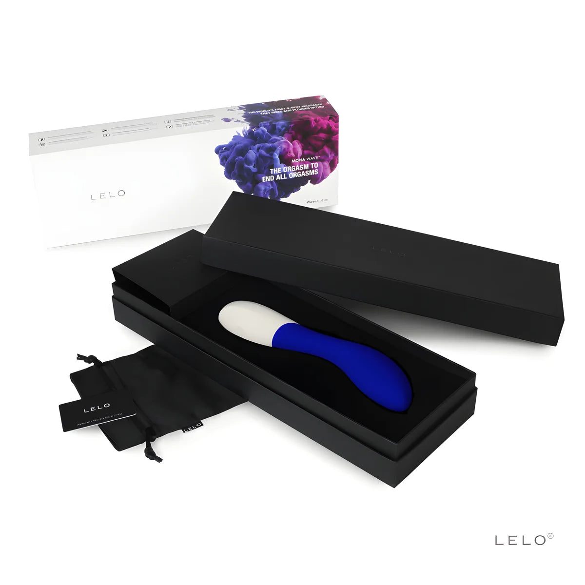 lelo vibrateur mona wave bleu nuit