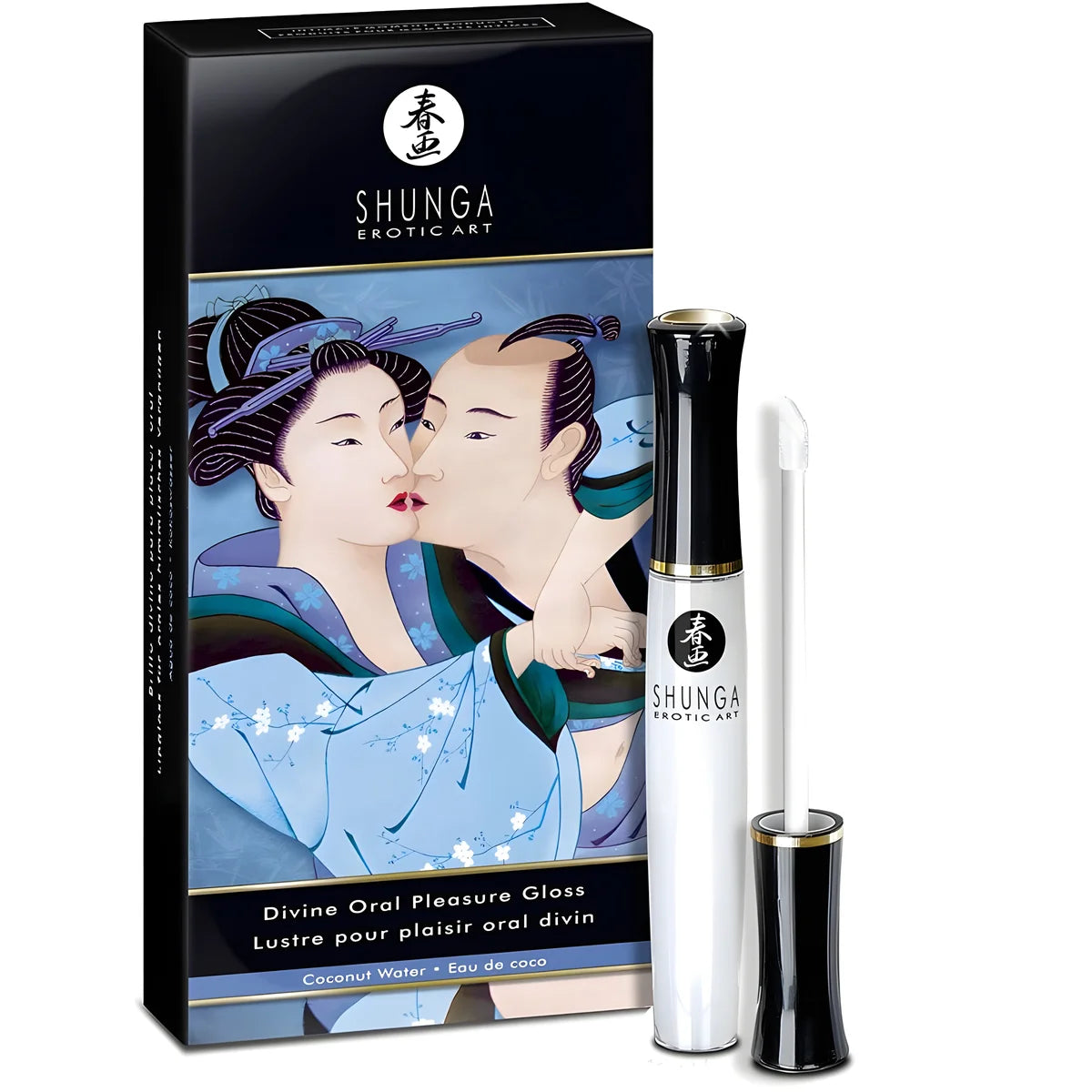 shunga brillant a levres divine eau de coco