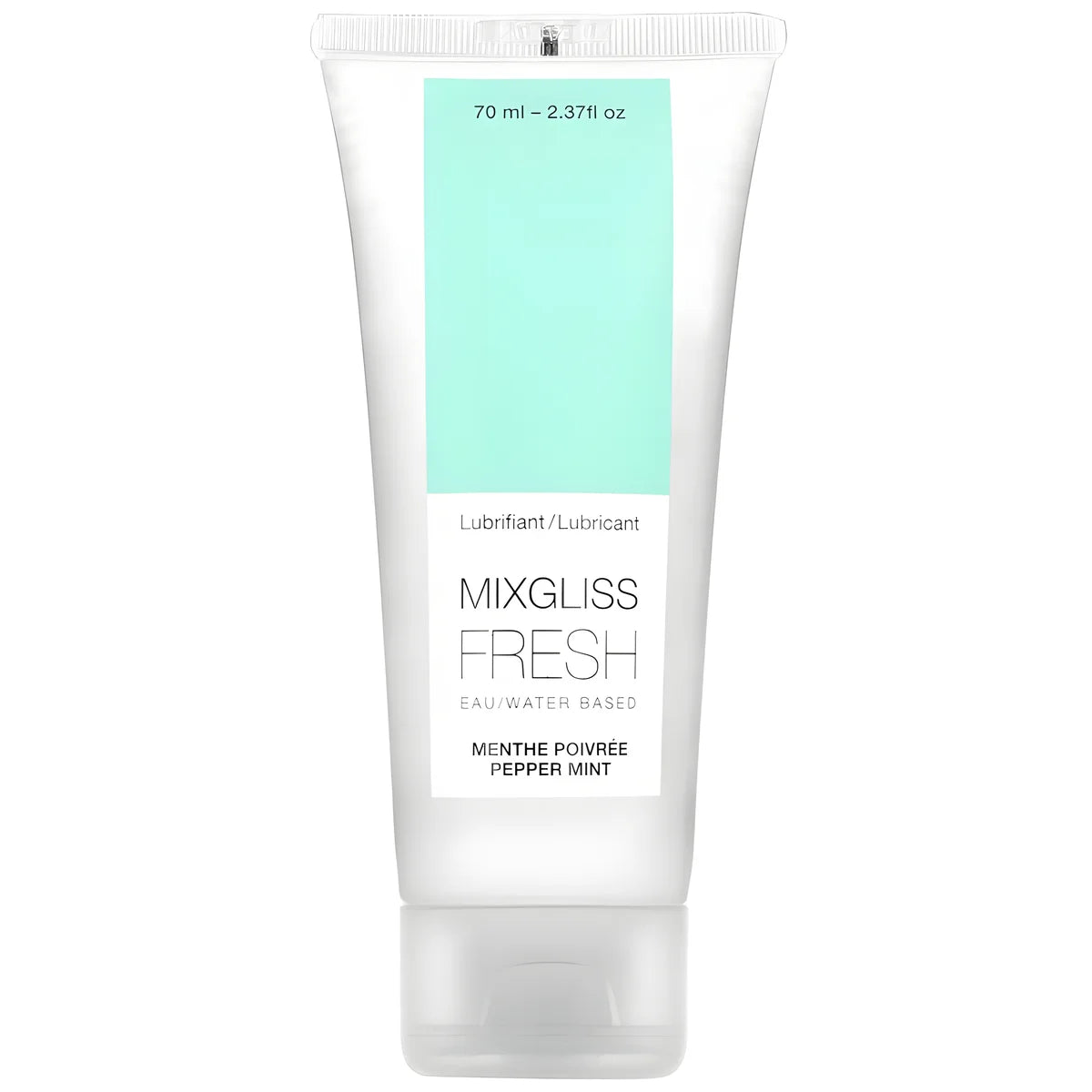 mixgliss lubrifiant base deau effet froid saveur menthe 70 ml