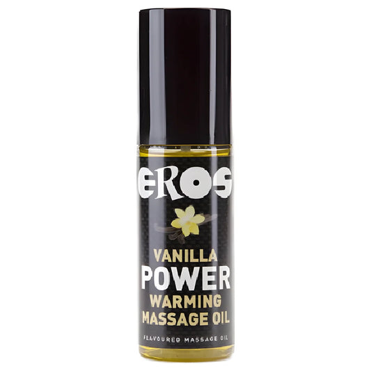 huile de massage eros power line power warming 100 ml