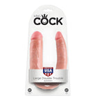 king cock gode double penetration 17 8 cm naturel