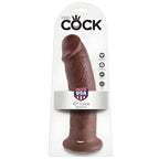 king cock 10 godeue marron 25 4 cm
