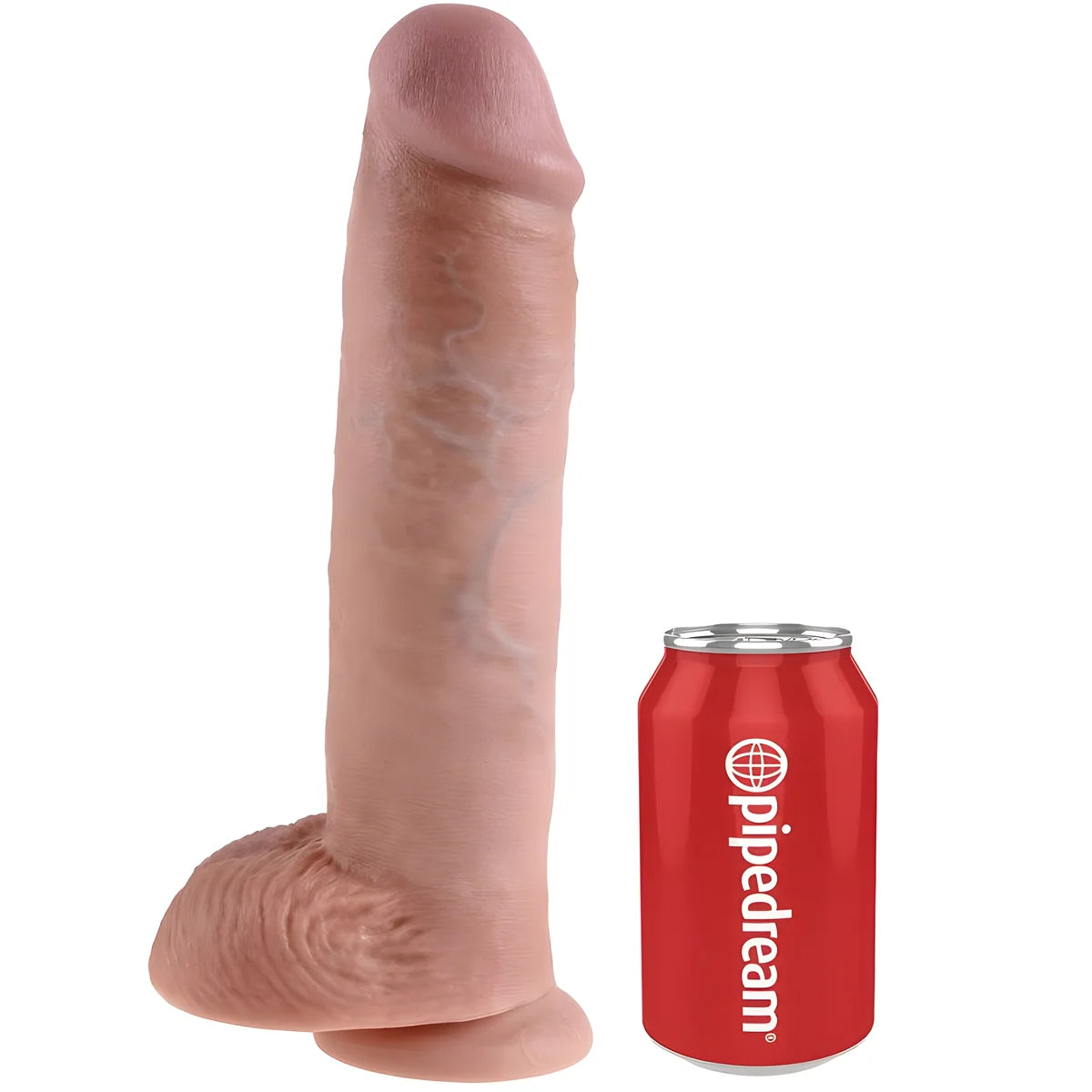 king cock 11 chair de gode avec boules 28 cm