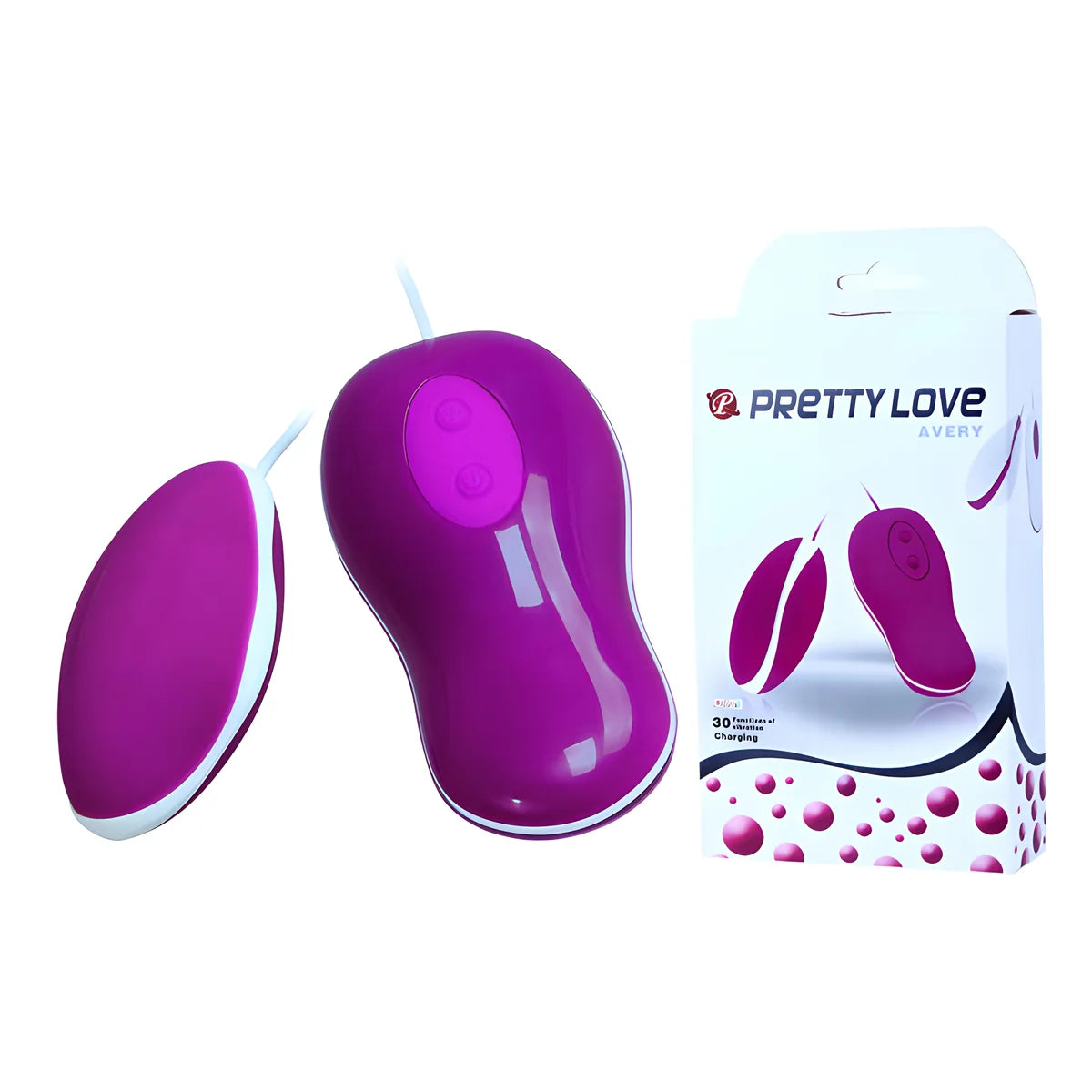 pretty love flirtation oeuf vibrant avec telecommande avery