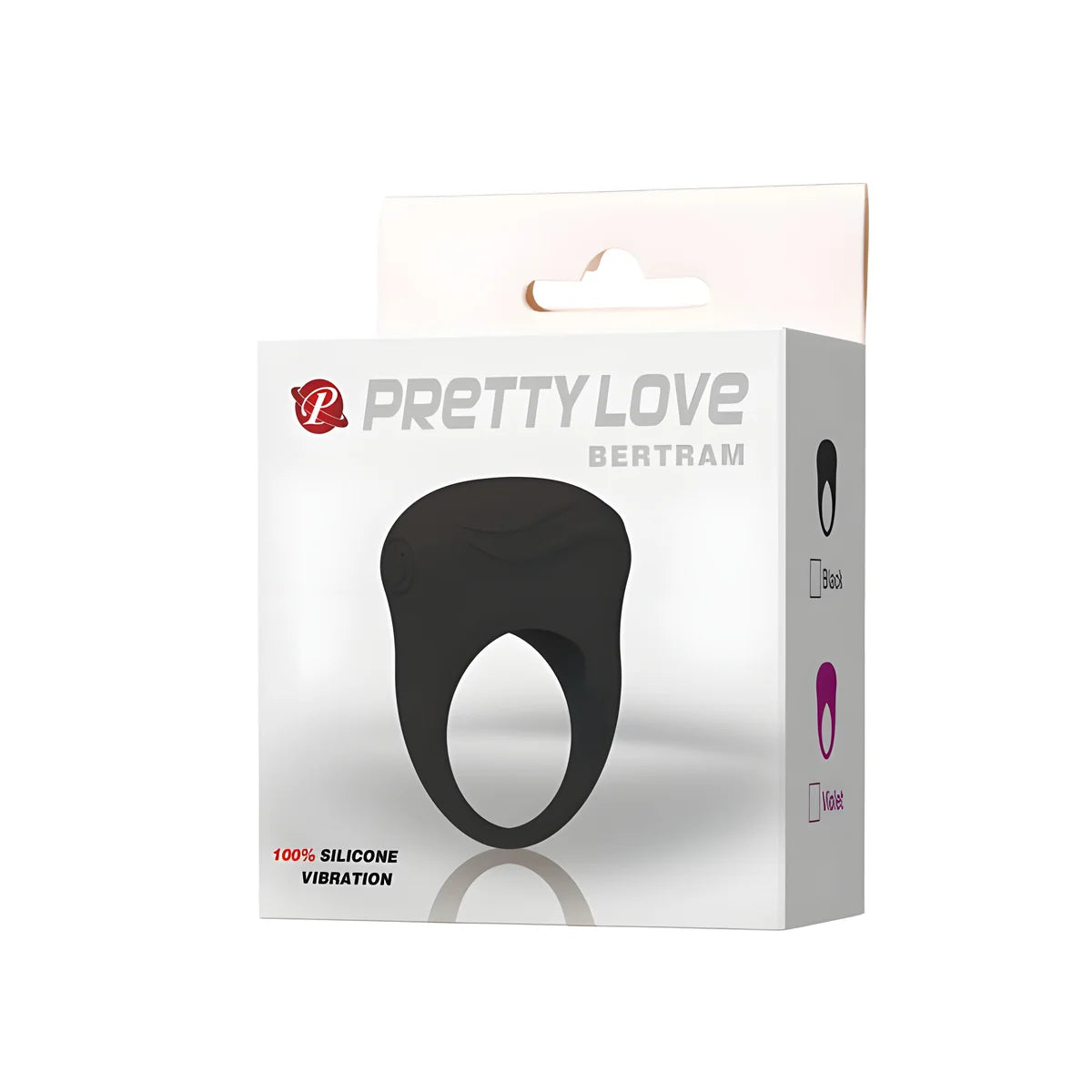 pretty love bertram anneau vibrateur noir