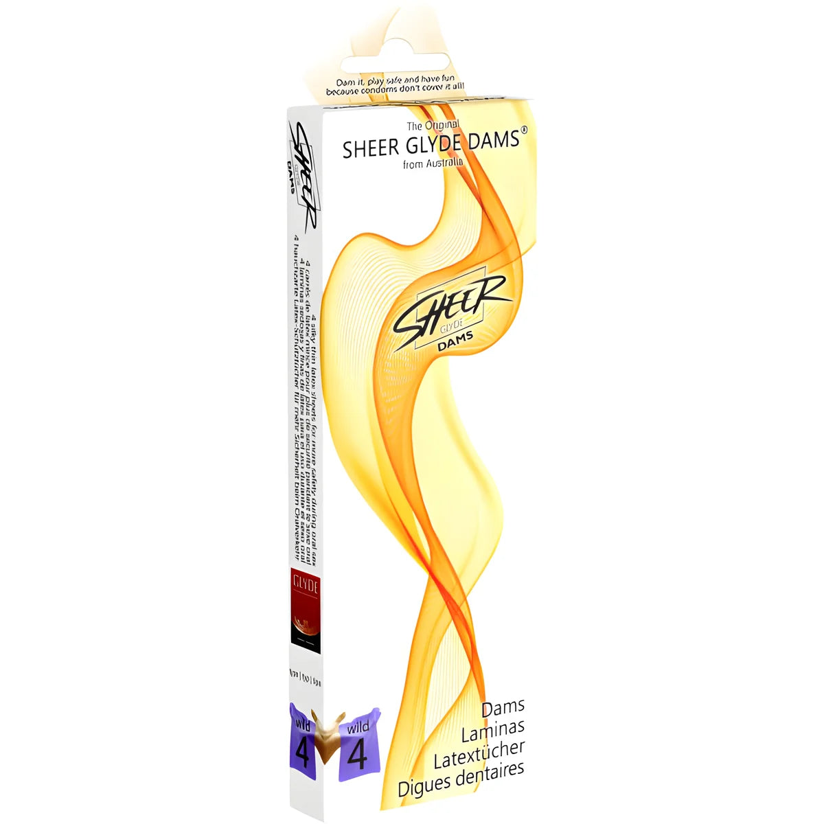 sheer glyde dams laminas latex sexe oral mures sauvages