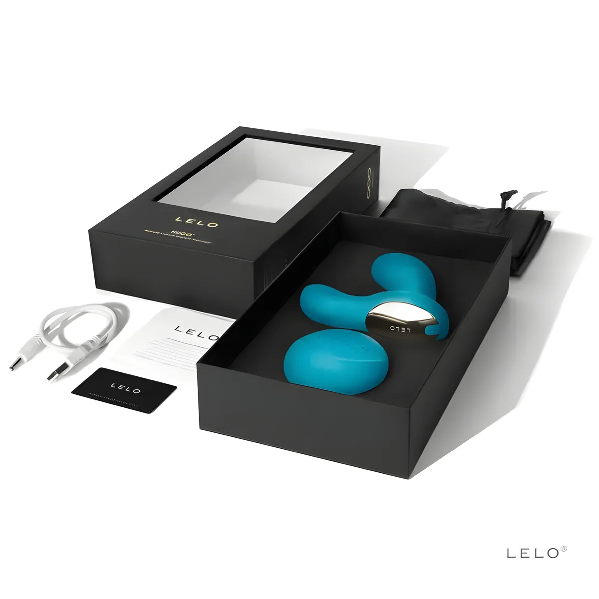 lelo masseur prostatique hugo bleu ocean