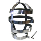 metal hard masque avec collier en acier