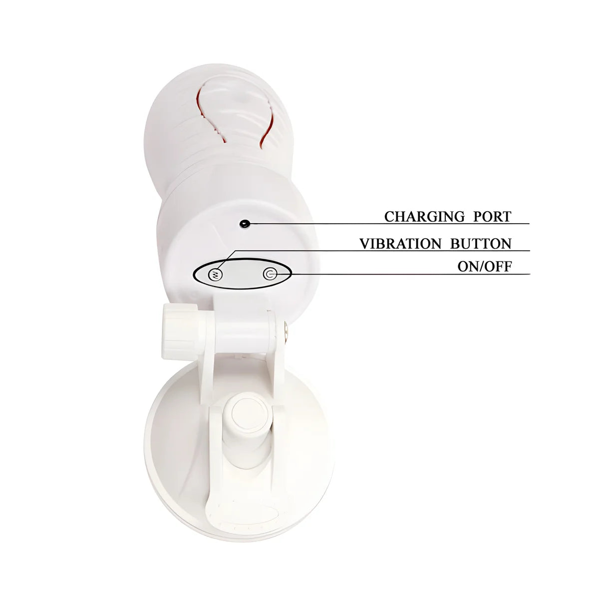 crazy bull masturbateur vagin rechargeable flora