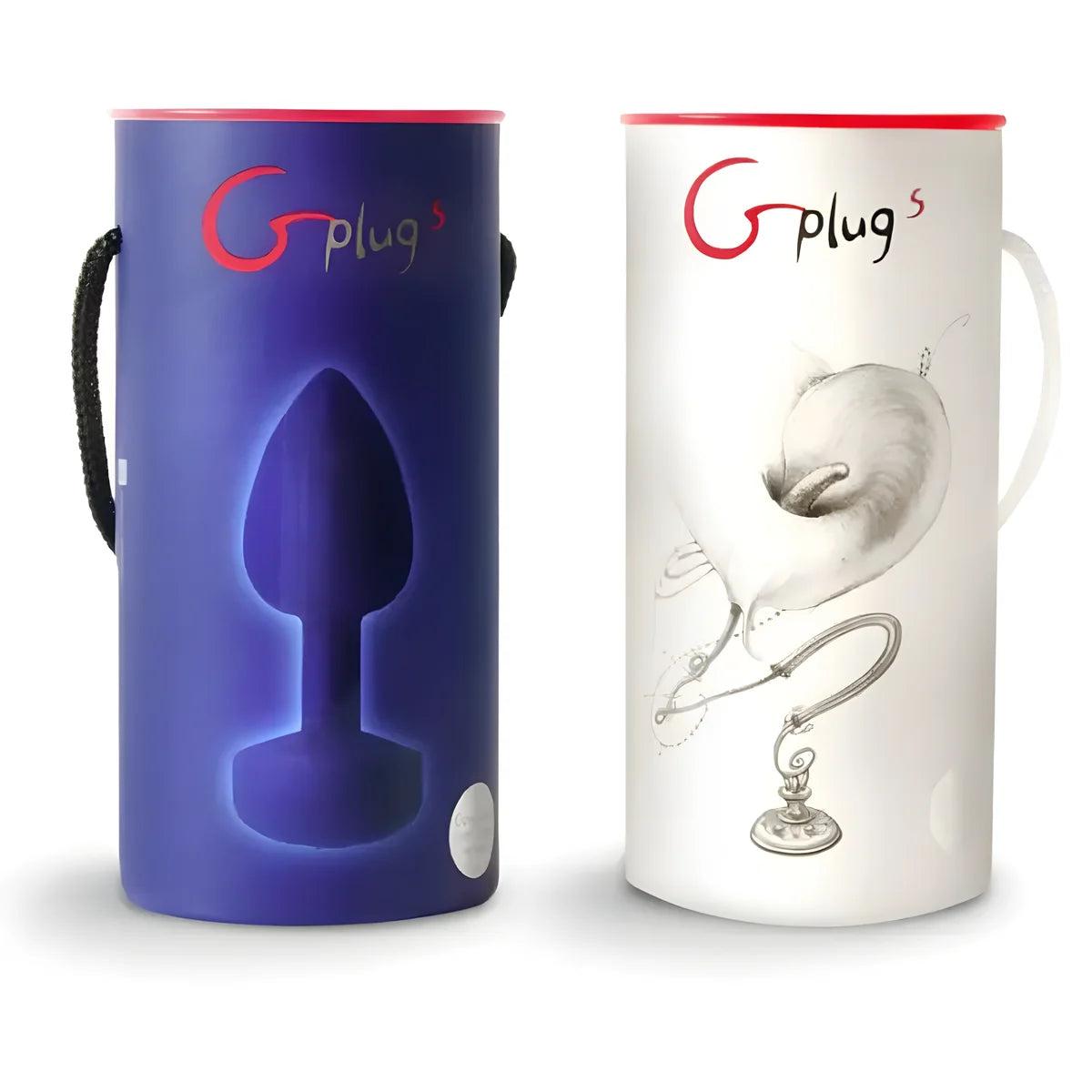 g vibe funtoys gplug vibrateur anal rechargeable grand bleu ciel 3 9cm