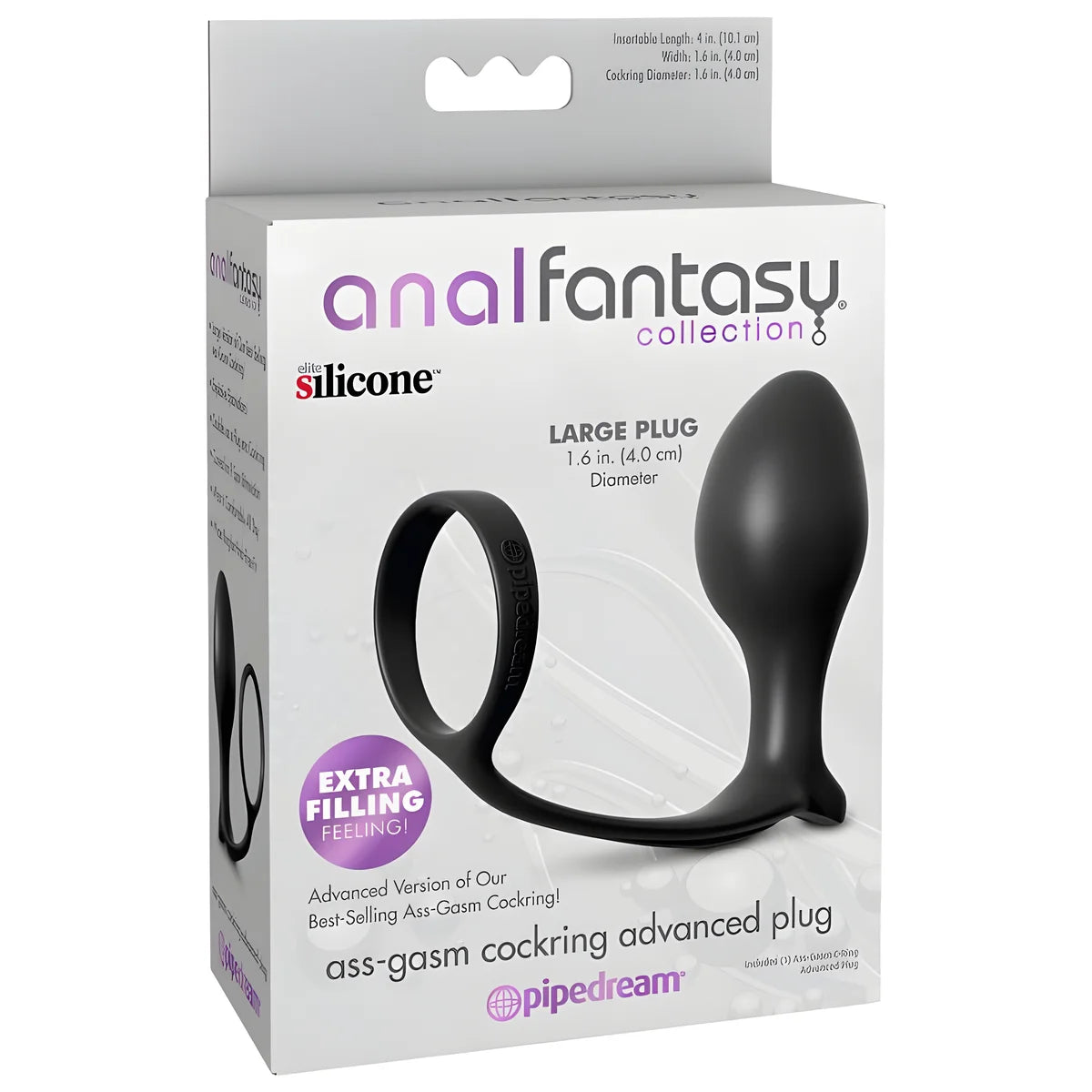 anal fantasy collection ass gasm advanced anneau avec plug anal