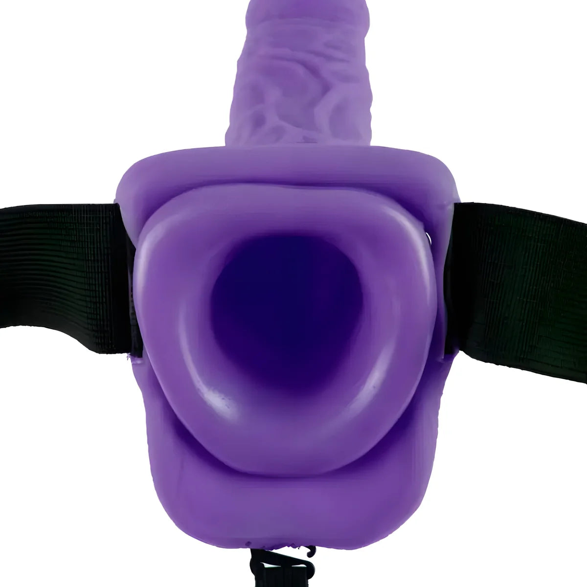 fetish fantasy series 7 strap on creux vibrant avec billes 17 8cm violet
