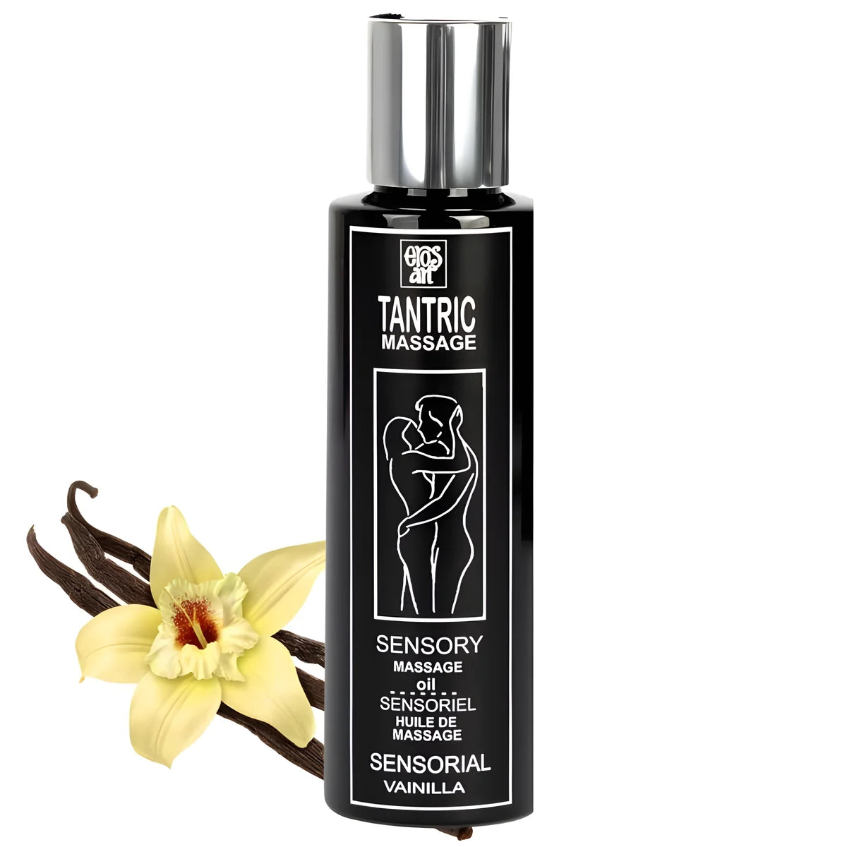 eros art huile de massage tantrique naturelle et vanille aphrodisiaque 100 ml
