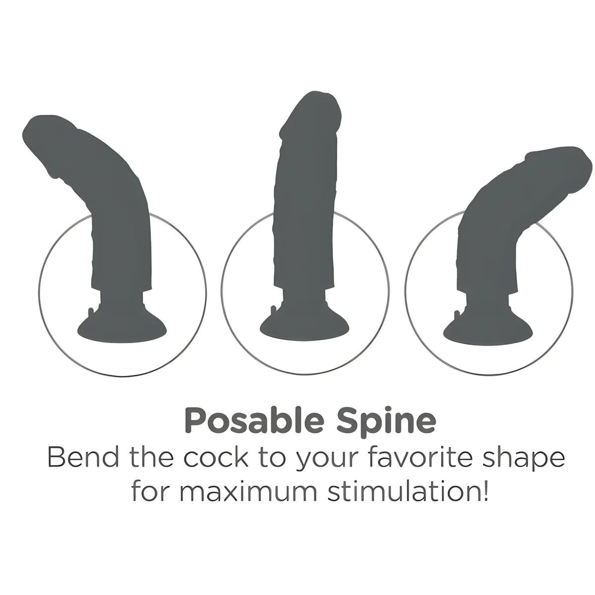 king cock gode vibrateur 23 cm naturel