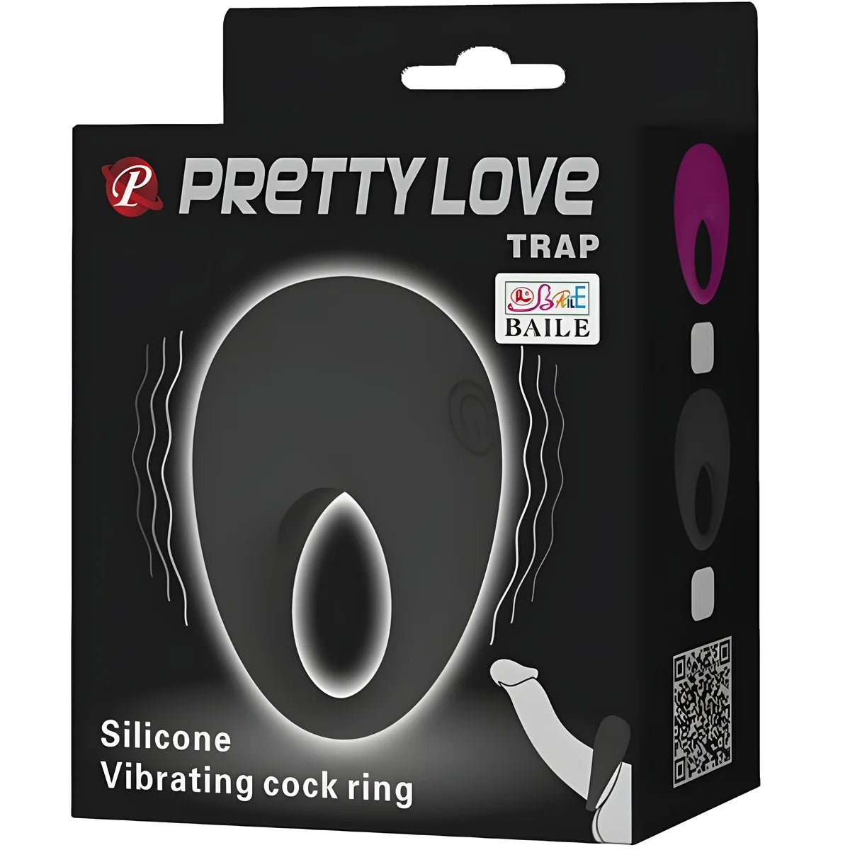 pretty love trap anneau vibrateur noir