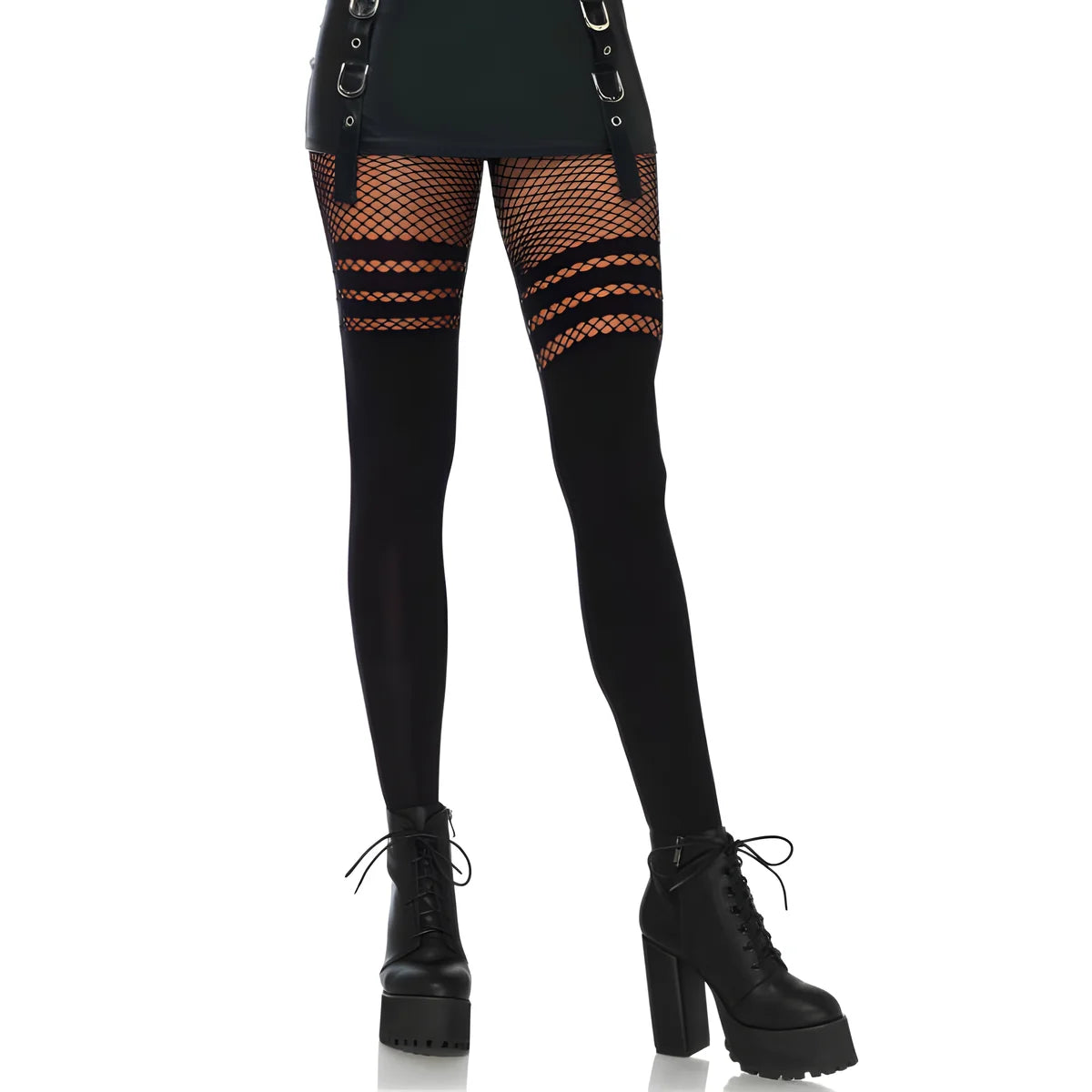 leg avenue pantyhouse rayures fisnhet