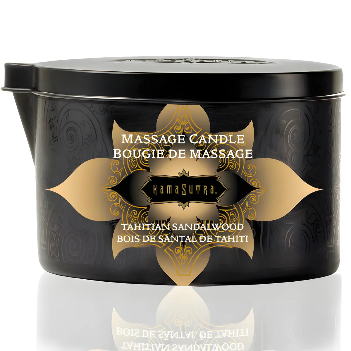 kamasutra bougie de massage vanille et bois de santal 170 gr