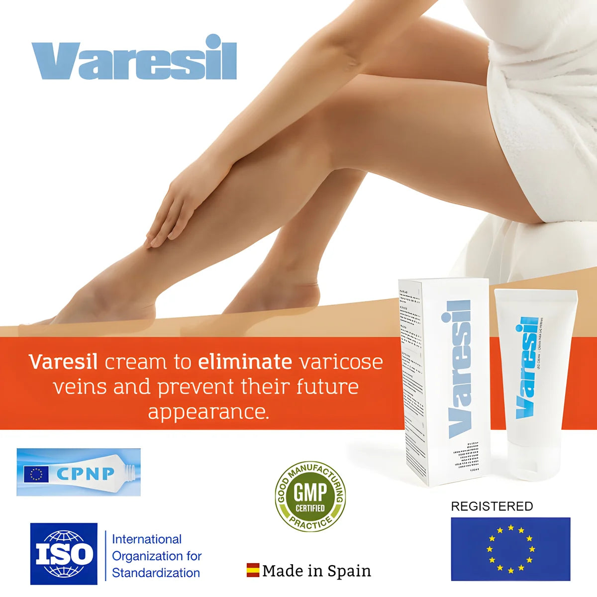 500 cosmetics soin creme varesil pour varicose