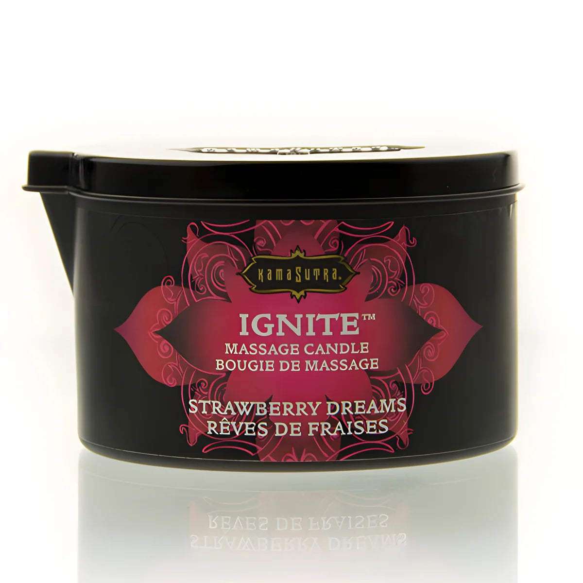 kamasutra bougie de massage fraise reves 170 gr