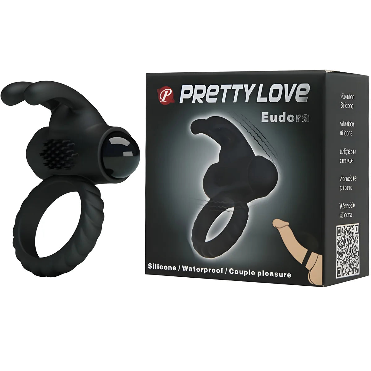 pretty love eudora anneau vibrant avec stimulateur