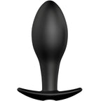pretty love plug anal forme dancre silicone 12 modes de vibration noir