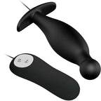 pretty love plug anal en silicone 12 modes de vibration noir