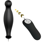 pretty love plug anal en silicone 12 modes de vibration noir