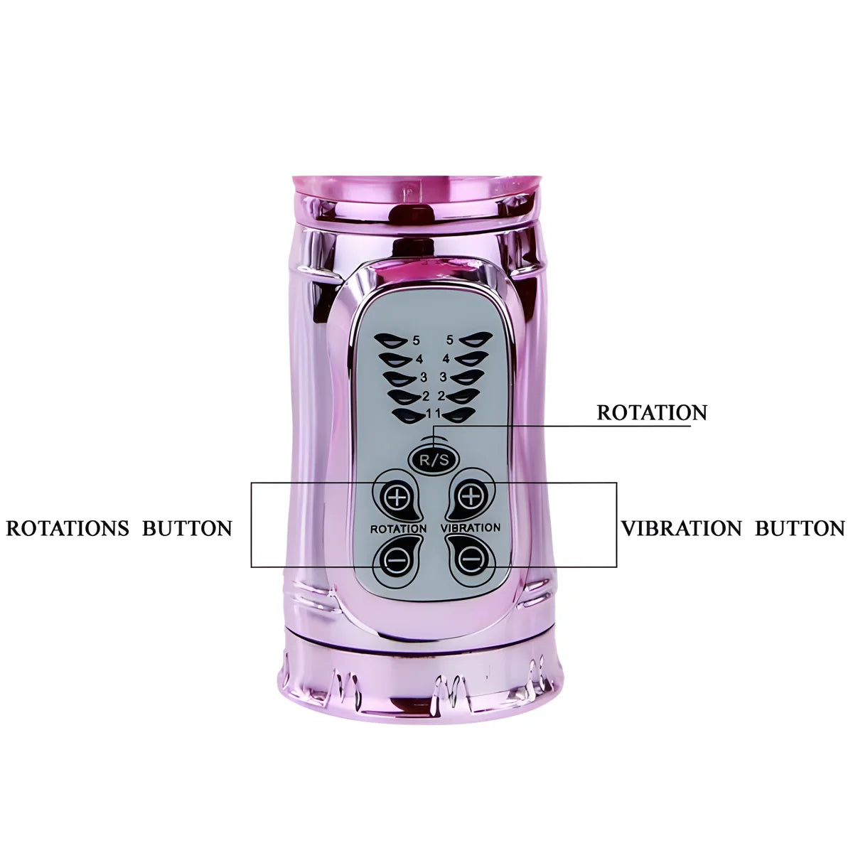baile vibrateur rechargeable avec stimulateur de papillon rotation et throbbing