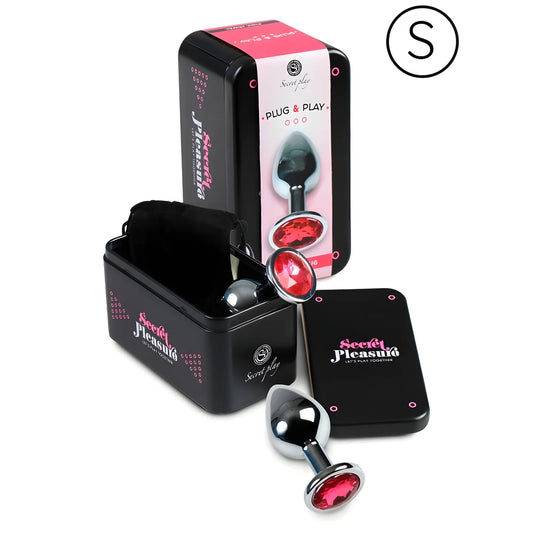 secretplay plug anal aluminium fuchsia 7 cm