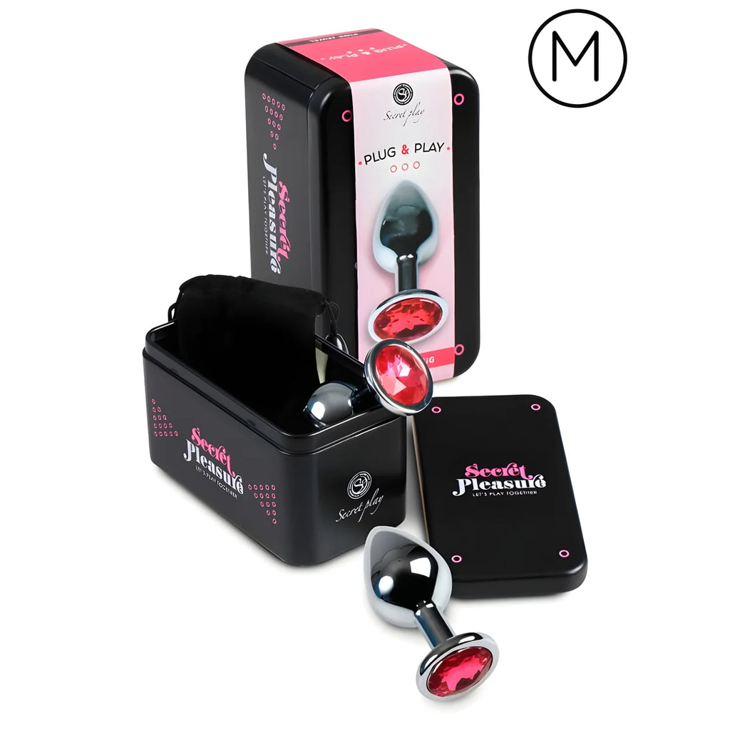 secretplay plug anal fuchsia 8 cm