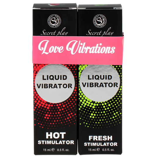 secretplay vibrateur liquide pack love vibrations