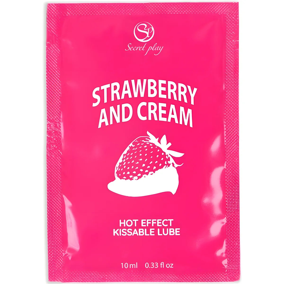 secretplay lubrifiant unidose fraises creme 10ml
