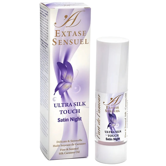 extase sensual huile de massage de nuit satinee ultra soie
