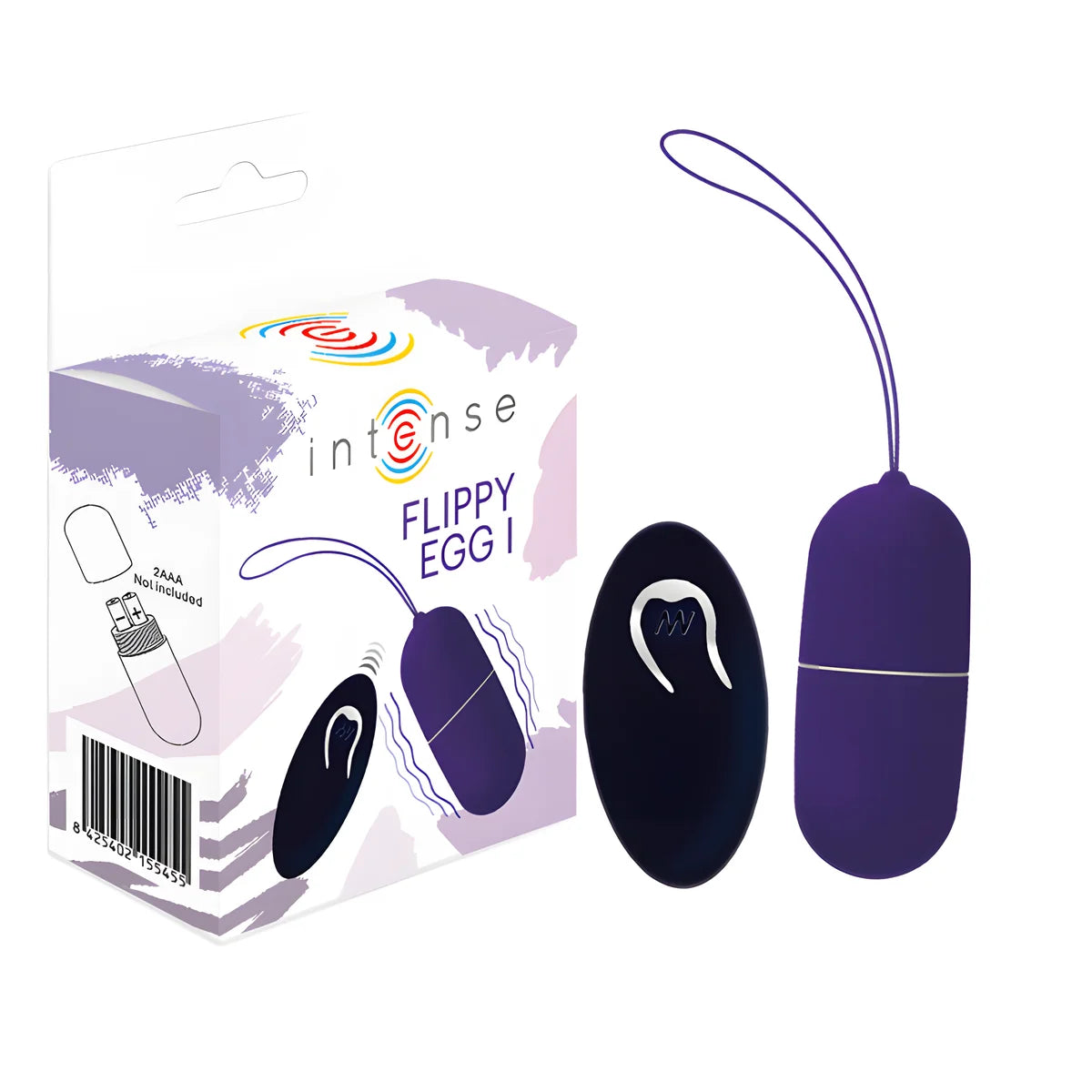 intense oeuf vibrant flippy i avec telecommande violet