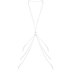 bijoux magnifique chaines metalliques pour le corps 8 argent