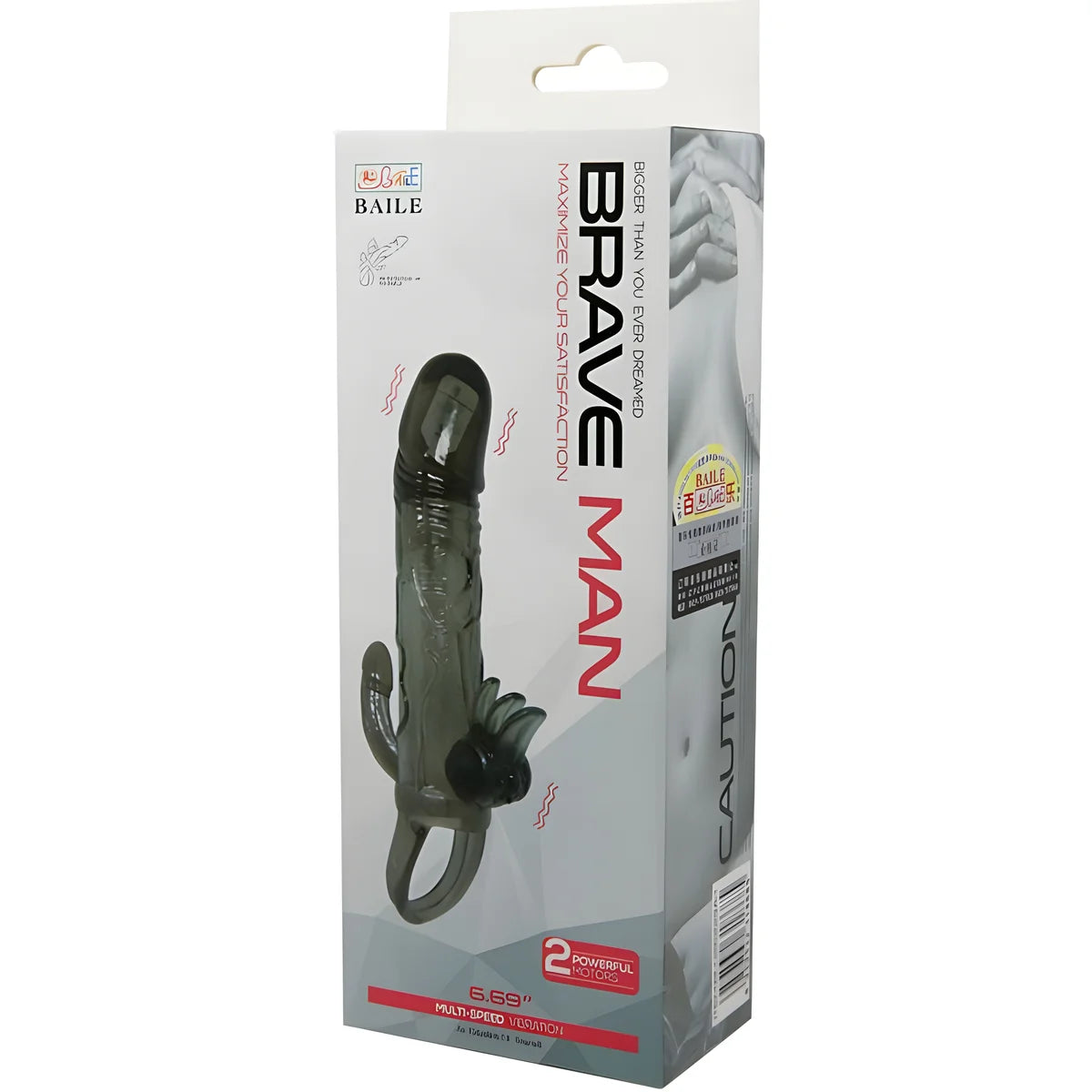 baile couvre penis brave man avec stimulation clito et anal double bullet noir 16 5 cm