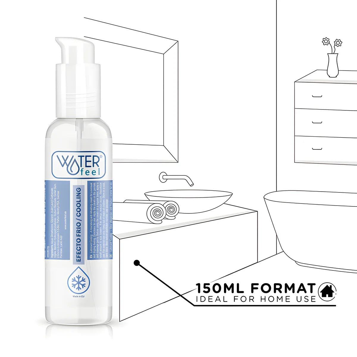 waterfeel lubrifiant effet froid 150 ml