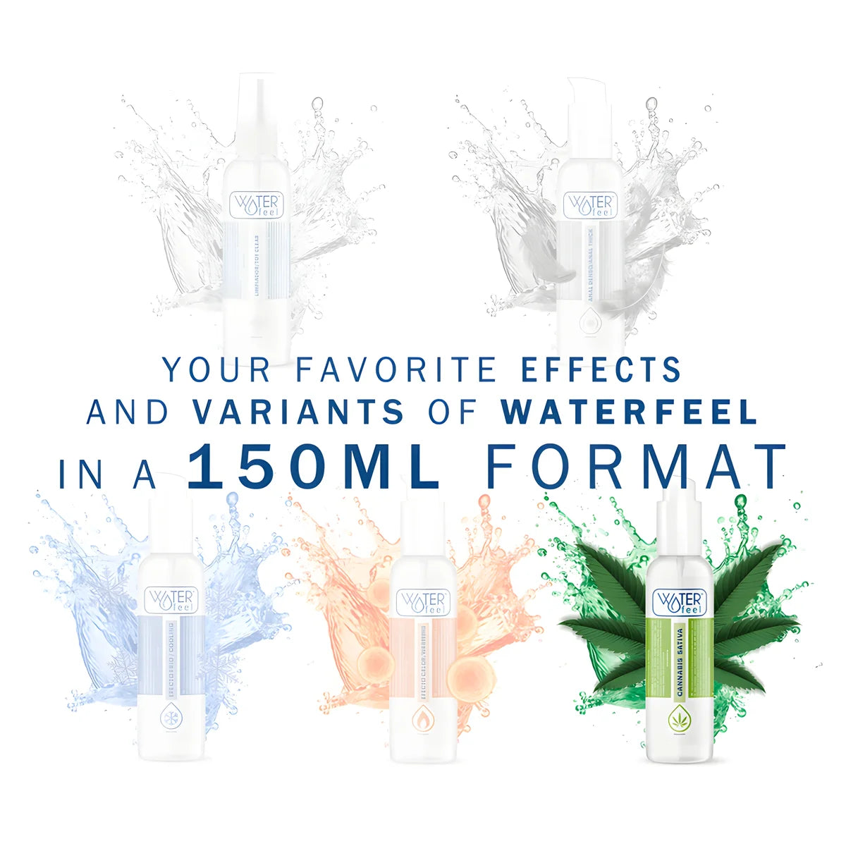 waterfeel lubrifiant au cannabis 150 ml