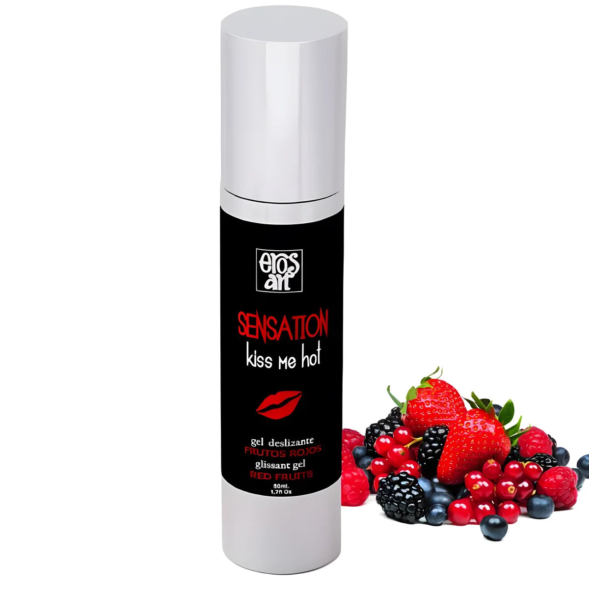 eros art sensattion lubrifiant naturel fruits rouges 50 ml