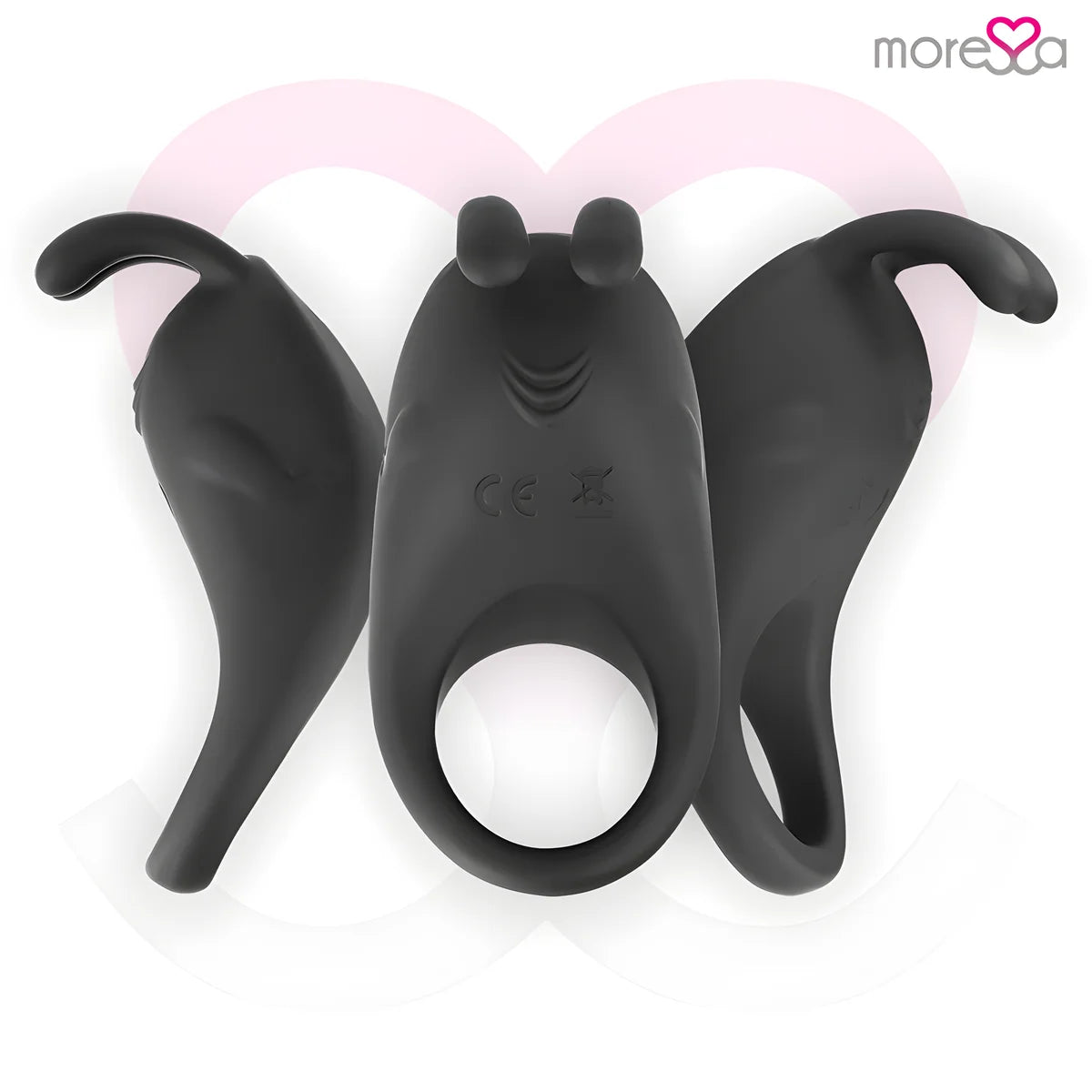 moressa brad premium silicone rechargeable noir
