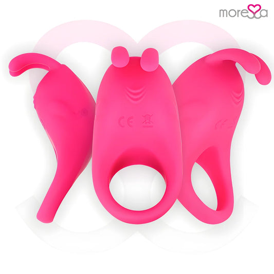 moressa brad premium silicone rechargeable rose
