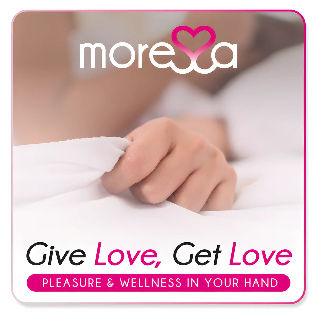 moressa brad premium silicone rechargeable rose