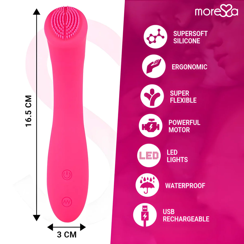 moressa celso rechargeable en silicone premium