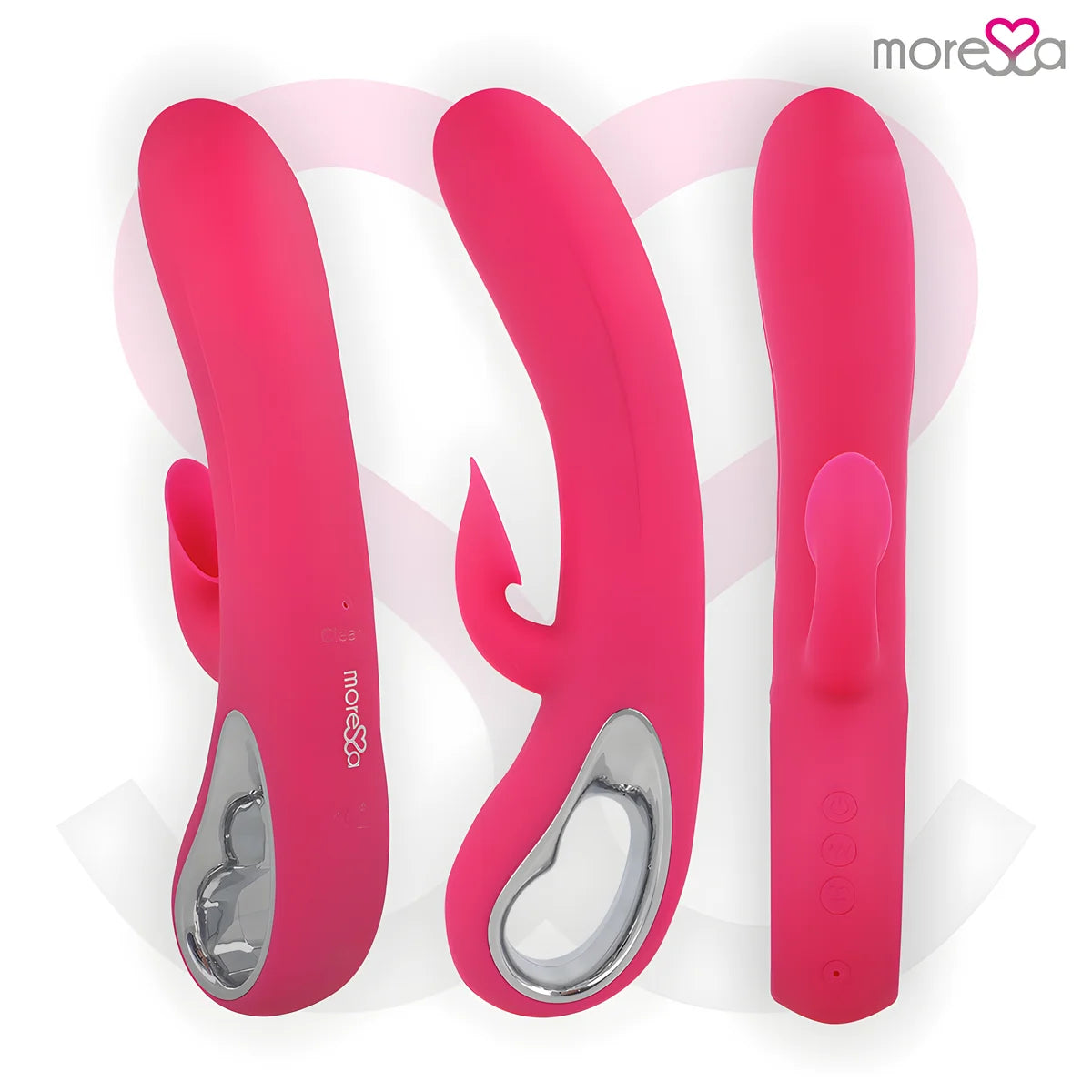 moressa dustin rechargeable en silicone premium