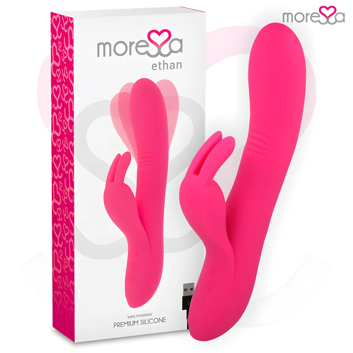 moressa ethan rechargeable en silicone premium