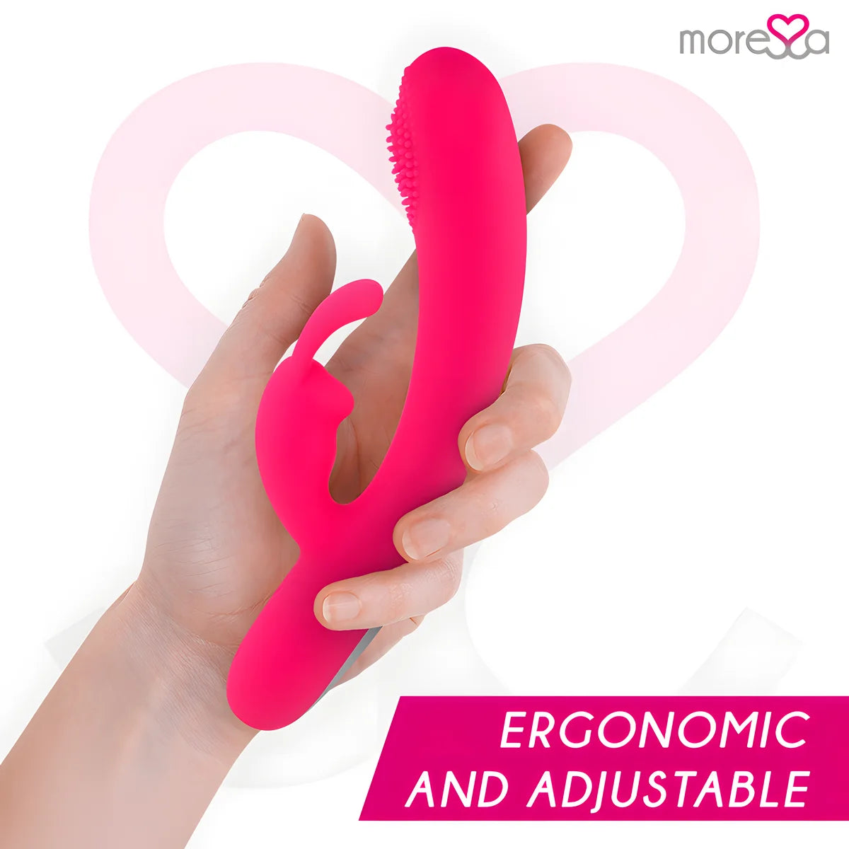 moressa gino rechargeable en silicone premium